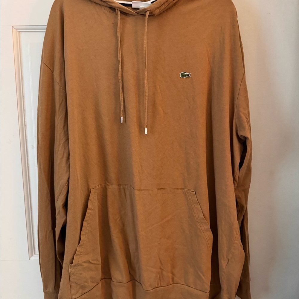 Lacoste Brown Sweatshirt Classic Pullover Hoodie